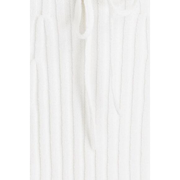 VINCE. White Ribbed-knit cotton-blend Tank Top Size M - Picture 7 of 7